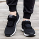 Shuman Xiaozu shoes for men's shoes for men's new summer anti-slip soft sole dad shoes for mother casual sports shoes for women spring and autumn single shoes for four seasons mesh breathable travel safety walking shoes 829 black men's style 41