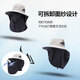 Camper Coutcamp Sunspreen Hat Mask Mask Miding Bike Cover Face Protección de cuello transpirable Protección UV 2024 Nuevo sol de sol Sunshade al aire libre Gris oscuro (655 modelos) Todos los tamaños se pueden ajustar