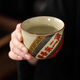 Yunhua Ru kiln small warm pot can be kept open piece retro sauce fragrance with lid large capacity ceramic anti-scalding teapot water cup mug mug sauce fragrance bottle + master cup 430ml