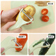 Bethes stainless steel fruit knife set portable cutting board chopping board peeling knife set dormitory fruit cutting 3-piece set