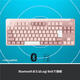 LOGICOOL Visitor Low Shelves Logicool Wireless Mechanical Keyboard TTC Made Red Axis Linear Bluetooth Direct Connect Portable Japanese Configuration No Numeric Keyboard K855RO Pink