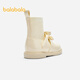 Balabala children's shoes children's boots mid-tube socks boots girls' shoes 2025 spring sweet trendy shoes 208125141036