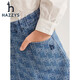 HAZZYS children's clothing girls and children's skirt spring new style comfortable fashion retro sweet cool A-line skirt blue denim 120