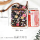 Duleke Auszug aus Key Bag Fabric Damen Key Storage Bag Internet Celebrity Kartenbeutel Zwei-in-eins-kleine einfache Key Cover Mini Lucky Cat (Hefeng)