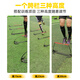 
Shunais hurdle stand barrier bar small rail children's football basketball training adjustable height jumping agile training equipment black and yellow 5 pack ++ storage bag) set to buy better