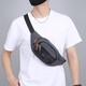 Belt bag men's multifunctional new sports mobile phone bag cashier bag running bag large capacity outdoor chest bag BJ680 black