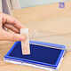
Deli square quick dry printing platform instant dry printing platform transparent shell rubber stamp seal oil accounting and financial special seal financial office supplies Plastic shell quick dry printing platform-blue 9864