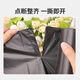 Meliya flat mouth garbage bag black large size 50*60cm 60 pieces 1 wire point break household cleaning paper basket plastic bag