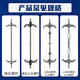 Yunqige pulling bolt through the wall waterproof screw through wire and water stop screw three-stage shear wall formwork M12/1416 pulling bolt water stop screw through wall