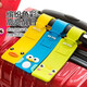 Trolley-Bag-Tag-Identifikationszeichen Reisebrauter Flugzeug Koffer-Tag Anti-Lost-Name Liste 2 Packs [Trunk-Tag]