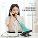 
Deli telephone landline office telephone fixed caller ID home office hotel front desk customer service 45 angle extension (black) 13560