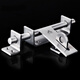Sailotou thickened 04 stainless steel latch door theft door latch door latch door buckle sliding door hasp with 04 medium lock