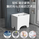 Renjuyi customized ceramic mop pool balcony mop pool high-foot large floor-standing household bathroom mop T59 with overflow one-button drainage + faucet