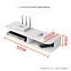 Anya set-top box shelf punch-free wall storage rack wall hanging living room TV wall decoration bedroom router