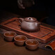 Centenary Liyong Yixing purple sand pot pure handmade original mineral purple clay heavenly reward Qin Jingzhou stone ladle pot Kung Fu tea set teapot