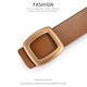 
Red Dragonfly Women's Leather Belt, Pin-buckle Cowhide, No Punching, Birthday Gift for Girlfriend, Wife and Mom