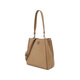 Tory Burch's new product, women's MCGRAW series deformation bucket bag, single shoulder crossbody bag, women's bag gift for women 158499 227 Tiramisu double T LOGO