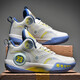 Phantom 3 basketball shoes for boys’ shoes for children and teenagers’ sports shoes for students’ leather surface non-slip Kobe junior high school students’ sneakers 866 white and blue mesh - air cushion model 36 sizes Follow to send basketball socks + fluorescent bracelets