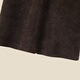 She pool plus velvet skirt 2025 winter new women's textured elastic waist slit mid-length skirt