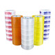 
Transparent tape whole box batch express packing box large roll tape packaging seal large beige tape paper width 45 thick 18 long 12054 rolls transparent yellow