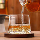 Juyoujia whiskey glass household high-looking iceberg glass cup spirits wine glass Japanese style creative snow mountain wine glass whiskey snow mountain cup 240ml