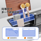 
OULIN (OULIN) [package installation] Kitchen sink large single tank waterfall washing basin integrated basin nano 304 stainless steel nano gray 80*48/induction faucet 9903G