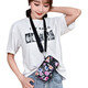 Chajin new mobile phone bag women's mini bag shoulder crossbody bag wrist coin purse casual sports and dancing forearm bag Jingxiu