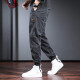 Zehn Kranbindungen arbeiten Hosen Männer lose trendige Frühlings- und Sommer-Freizeithosen Männer elastischer großer Hose Hose Hosen Herrenbeine Bindungen Schwarz dünn (Sommerdünn) 4xl (210-230jin [Jin gleich 0,5 kg])