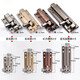 Aluminum alloy door latch door latch door buckle anti-theft latch lock thickened bathroom wooden door latch door latch door pin Aluminum alloy latch - space gray thickened version (4 inches)