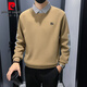 Pierre Cardin falso de dos piezas Sweinshirt Sweatshirt Men's Spring y Autumn Style Socking Socket Socket Men's 2025 NUEVO MAILLARD MAILLARD TOP 1392 Caki Regular M Sugerir 115Jin [Jin equivale a 0.5 kg]