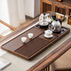 Chenshi tea tray solid wood home Bakelite style office tea set complete set fully automatic Kung Fu tea table kettle integrated Huanghuali color Pinyi 80*43 open style without electrical appliances