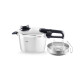 Fissler Made in Germany Vidawei Royal Brilliant High-speed Quick Cooker Pressure Cooker Household Pressure Cooker Gas Induction Cooker Universal [Brilliant] 4.5L (including drawer and tripod) 22cm