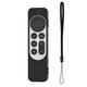 KMaxAI Apple TV 6/7 generation 2021 remote control protective case Apple TV 6/7 generation 2022 remote control protective case with lanyard black
