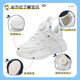 
Babudou children's shoes children's white shoes 2025 spring new mesh breathable girls casual shoes old soft sole boys sports shoes Pearl white 13547 (double net) 34 inner length 22.0cm
