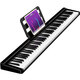 Terence electronic piano 88 key folding piano for adults and children beginners electric steel keyboard teaching instrument V10 home piano elegant black + original piano bag