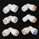 Purificateur d'eau 4 points PE PIPE à 3 minutes Connexion rapide 12 Fil intérieur dents extérieures robinet direct soupape de balle accessoires de purificateur d'eau 15863 tuyaux à 4 tuyaux