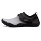 RZWOLF lightweight cycling shoes for men and women outdoor lock-free mountain couple road casual breathable soft sole non-slip bicycle shoes Quan F001 black gray (a size larger) 42
