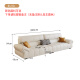 Jianxin-Sofa Wohnzimmer 2025 Neues kleines Wohnungssofa-Katze Kratzende Leder modernes einfaches Ledersofa 699