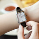 
Emporio Armani watch women's European and American watch simple and fashionable business quartz belt female expression Valentine's Day birthday gift for girlfriend Simple square plate AR11148