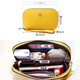 Sephren 2024 Korean new genuine leather handbag female temperament yellow wealth large capacity coupon wallet soft cowhide bag lemon yellow