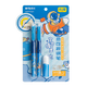 Morning Light (MG) Stationery Hot Erasable Excellent Grip Pen Set (pen*2, pen polisher*1) student back-to-school posture correction writing pen. This product does not contain ink bags. HAFP2321 blue rod