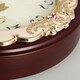 Hanshi (Hense) European retro small clock bedroom living room table clock wooden decorative clock desktop classical quartz clock HD282