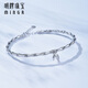 Ming brand jewelry platinum bracelet PT950 long bamboo charm fashionable national charm bamboo bracelet BFI0019 platinum bracelet about 11.84 grams