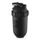 SHAKESPHERESShakeSphere Fitness Shake Cup New Large Capacity Mixing Cup Sports Men's Water Cup Tritan High Temperature Resistant Classic Style - Matte Black + Black Logo 700ml