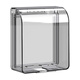 International Electrician Type 86 Socket Waterproof Box Self-adhesive Switch Power Supply Protective Cover Splash-proof Box Bathroom Toilet Socket Waterproof Cover Type 86 Adhesive Type-Transparent