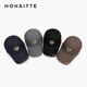 MONAITTE hat men's autumn new trendy outdoor peaked cap big head fashion sports hard top four-season sun protection hat baseball gray (four seasons) regular size (54-60CM)