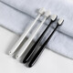 Raoyi Brosse à dents épaisse douce fine Super moustique Super mous Dame couple petite tête brosse à dents Gum Sensité Femmes enceintes Brosse à dents Superbe brosse à dents épaisse épaisse en noir et blanc * 2 pièces