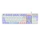 
Logitech K845 mechanical keyboard mechanical key shaft wired mechanical keyboard e-sports office games desktop external laptop K845 tea shaft-Lavender