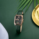 安普里奥·阿玛尼（Emporio Armani）阿玛尼手表女士复古小绿表方盘皮带欧美石英腕表生日礼物送女友 AR11149经典小绿表