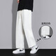 FOG SKY casual pants men spring and summer loose sports drooping trousers trendy brand wide-leg heavy straight pants summer pants men MZX-9066 black L (recommended 120-140Jin [Jin equals 0.5 kg])